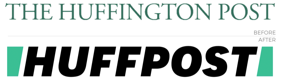 Huffington Post Logo Redesigns