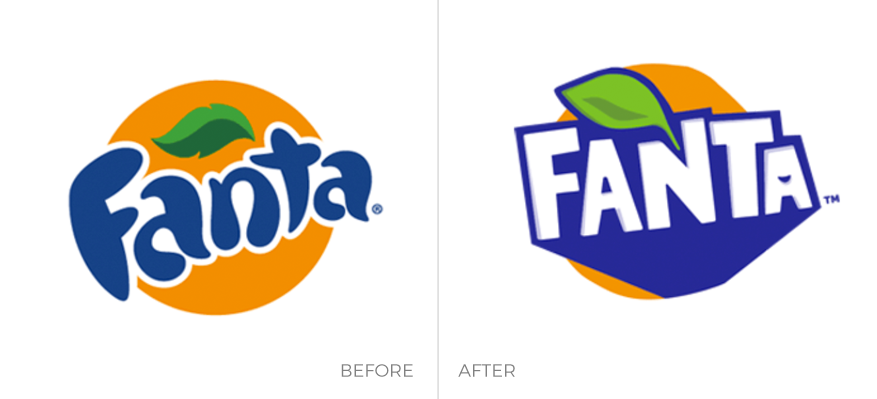 Fanta Logo Redesigns