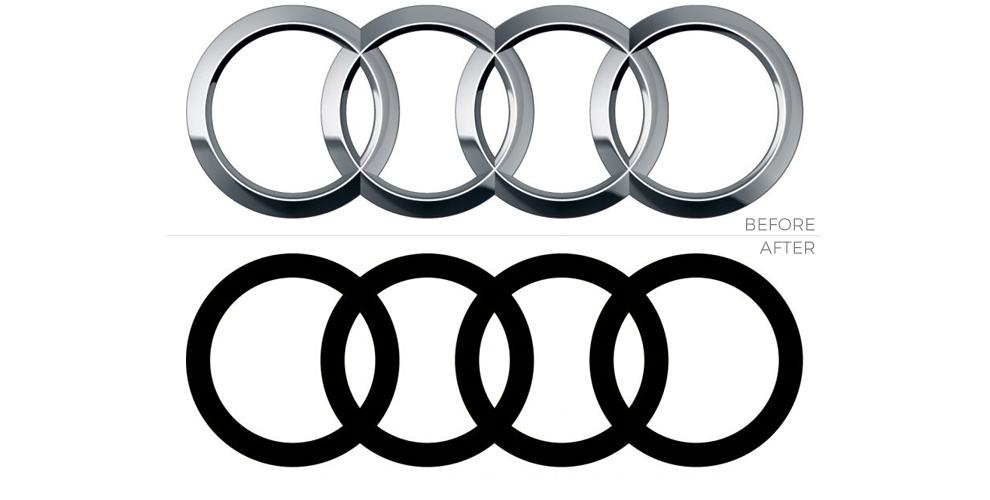 Audi Logo Redesigns