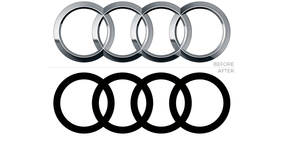 Audi Logo Redesigns