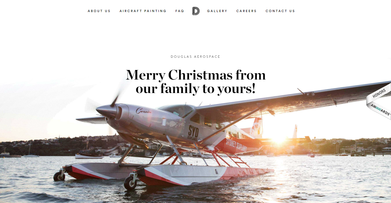 Douglas Aerospace Website Designs