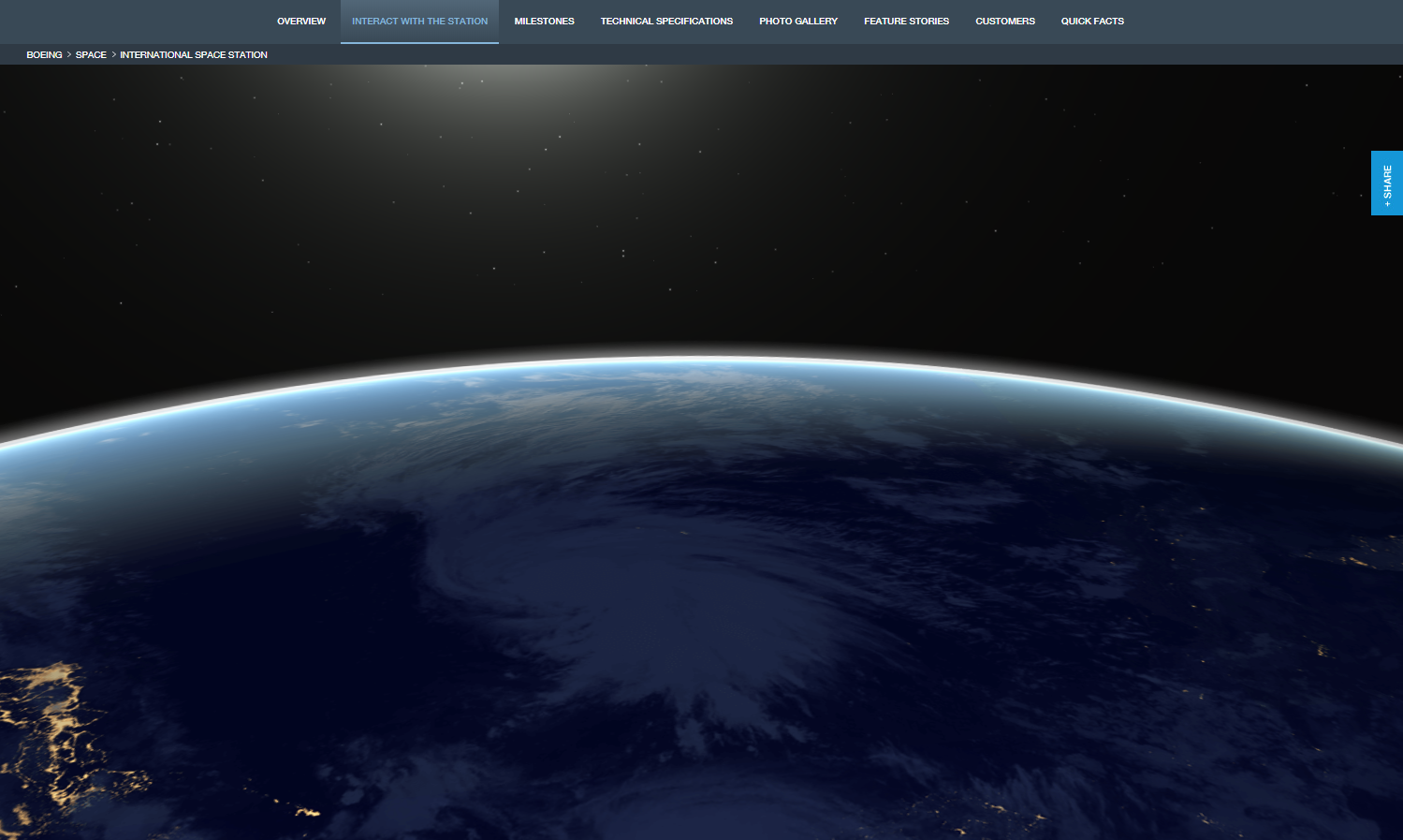 3D International Space Station Aerospace Website Designs