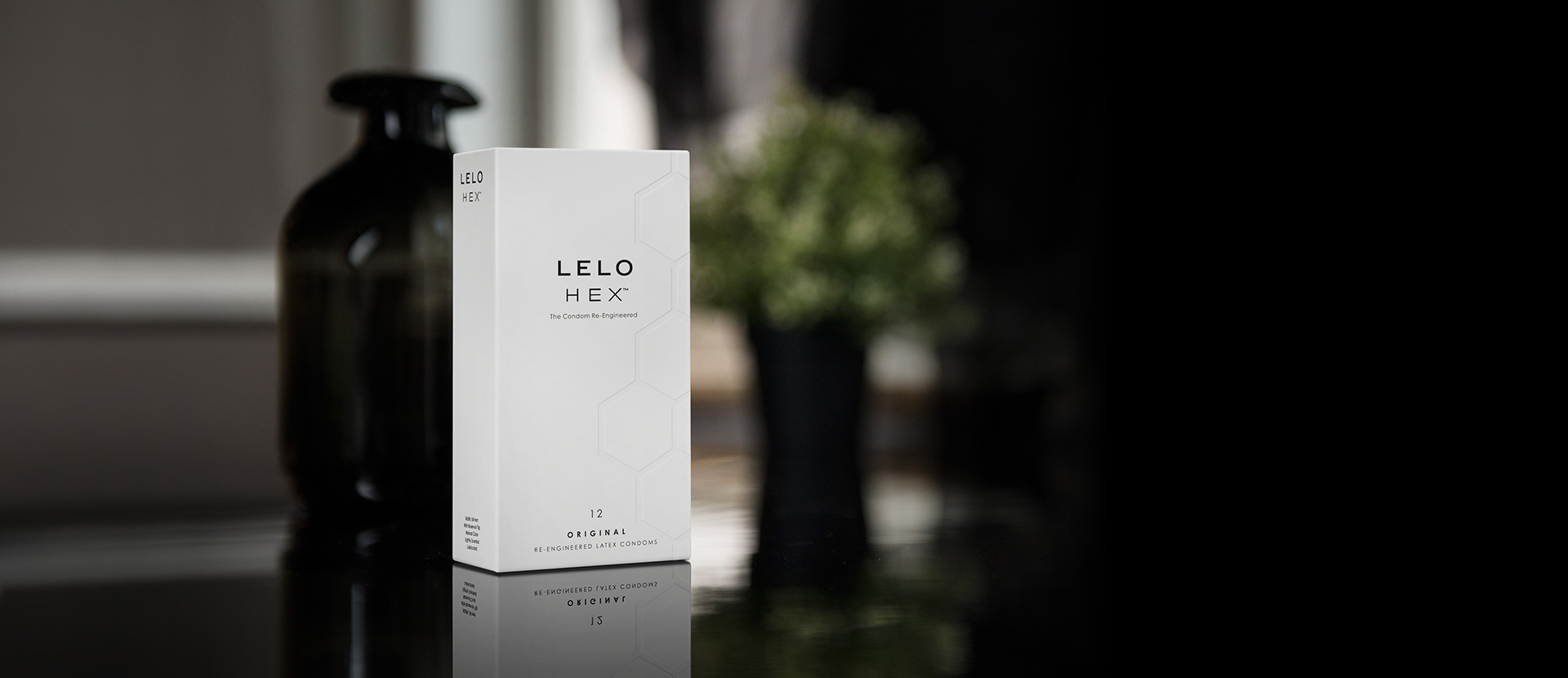 Lelo Hex Condom Package Design