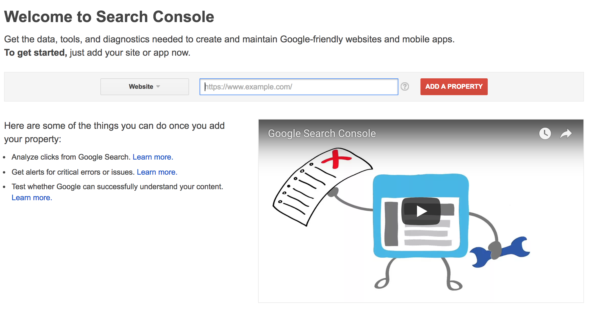 Google Search Console Free Google Tools