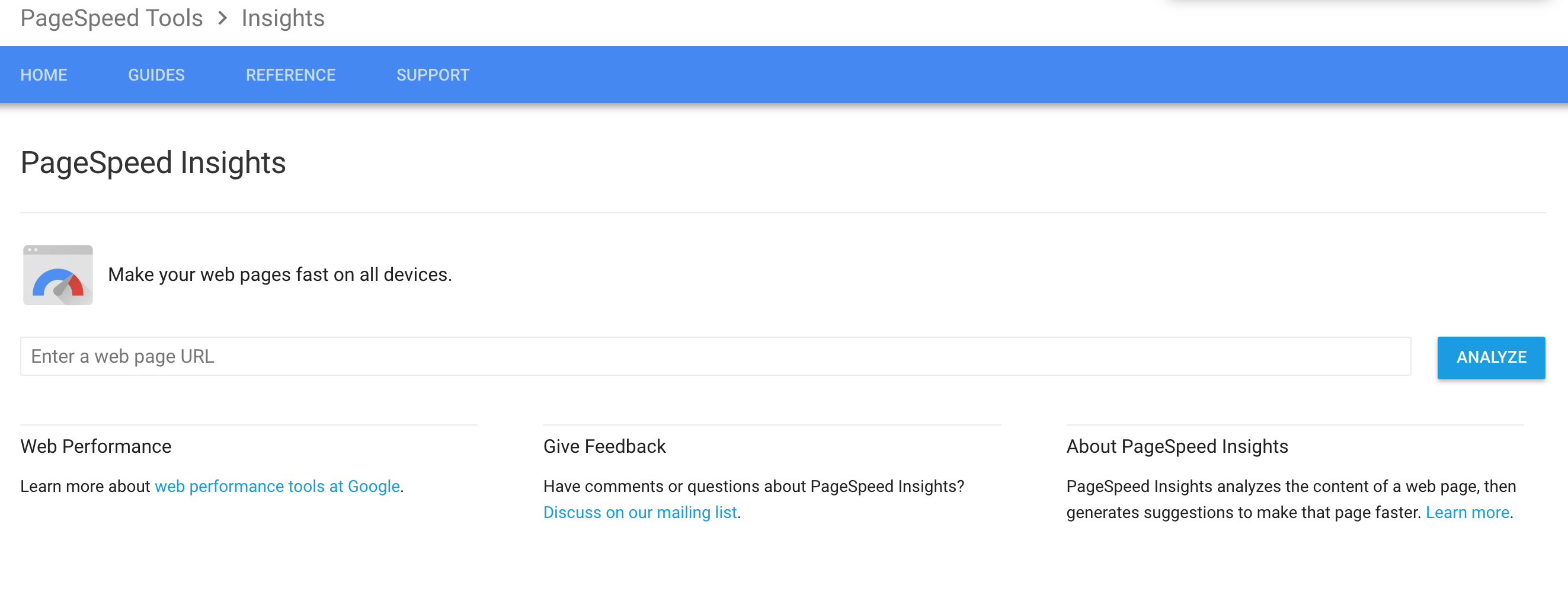 Google PageSpeed Insights Free Google Tools