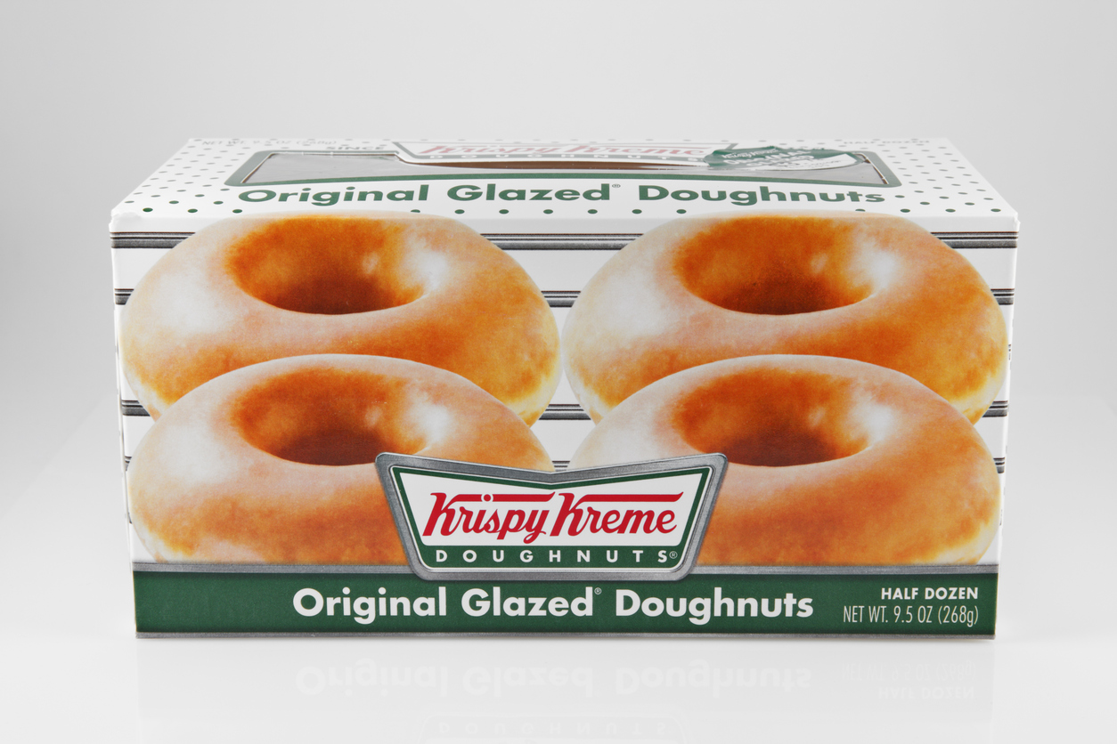 Best Logo Design Inspiration for Startups: Krispy Kreme 
