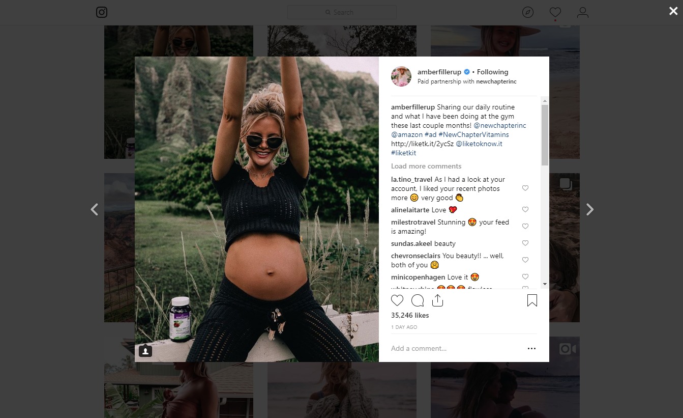 Instagram Influencer Amber Fillerup Clark Ad Instagram Website Photos Guide To Instagram Marketing Strategy