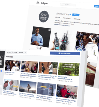 Video Content Marketing Facebook YouTube Dove Men's Care
